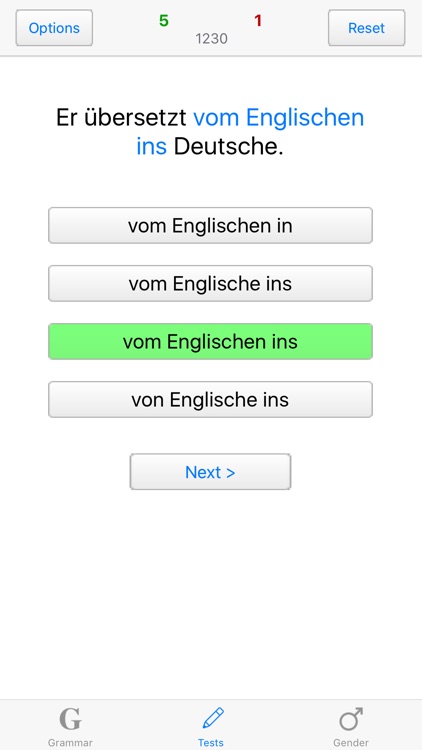 German Grammar with Tests screenshot-4