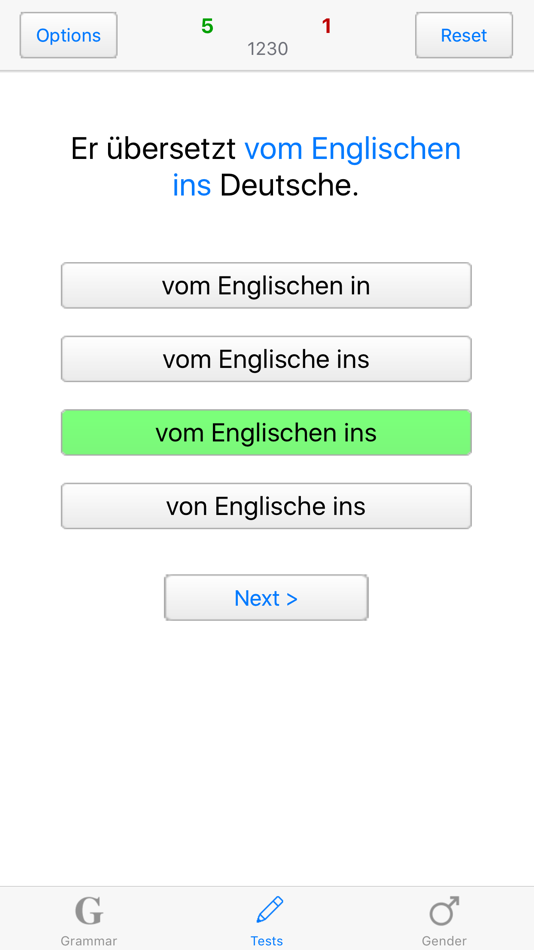 #5. German Grammar with Tests (iOS) 由: MacMedia
