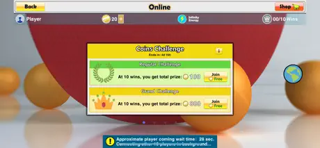 Virtual Table Tennis