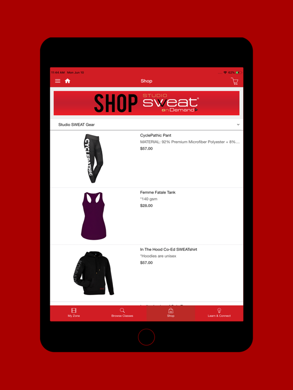 Studio SWEAT onDemand iPad screenshot 7 - Health & Fitness app