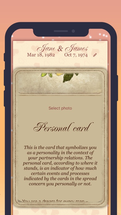 Tarot Lenormand Love Screenshot