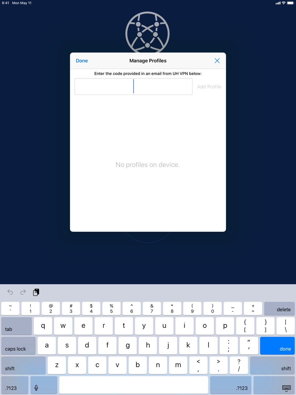 iPad screenshot