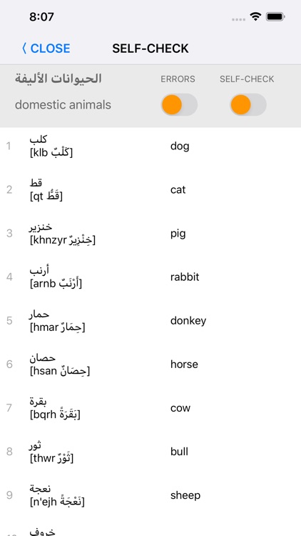 Learn Arabic words with ST screenshot-6