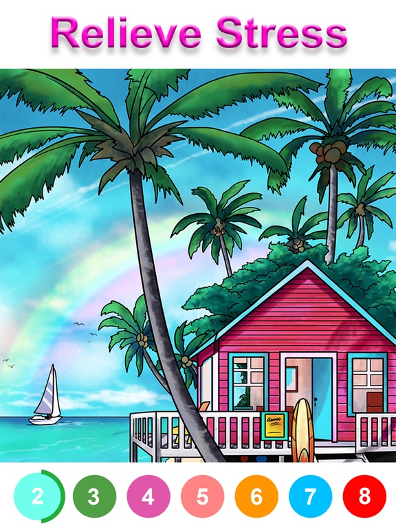 iPad Image of Paint By Number: Coloring Book
