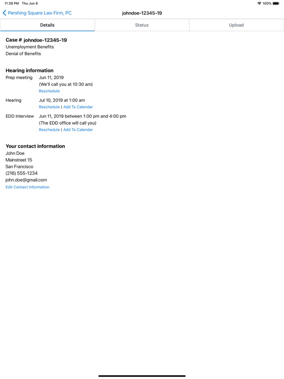 Case Access iPad screenshot 2 - Business app
