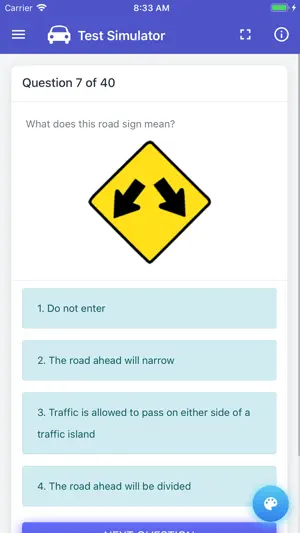 Minnesota DVS Practice Test screenshot 2