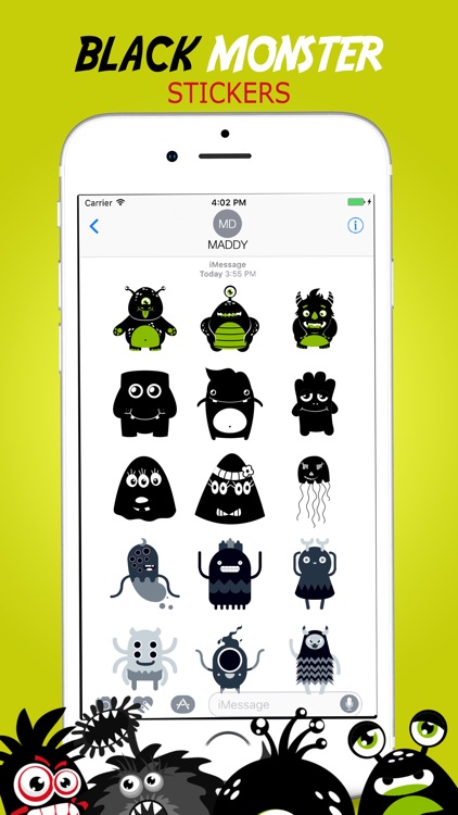 Monster Elevator Stickers