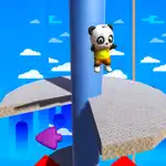 Panda Stars Jump on Helix Path App Cancel