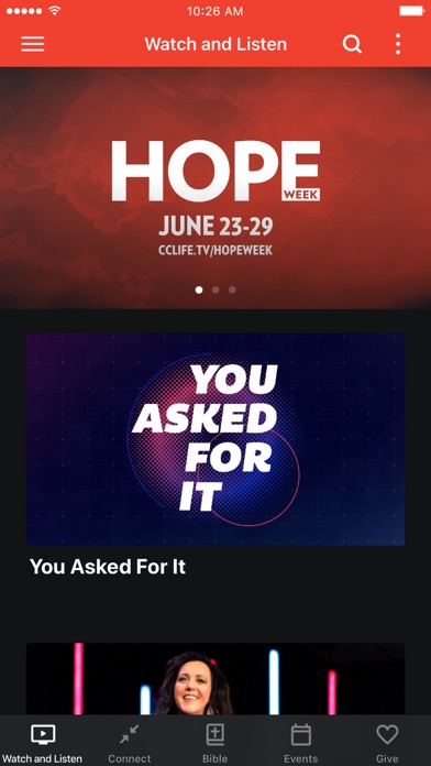 Central Church MD iPhone screenshot 1 - Lifestyle app