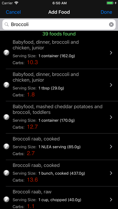 Carburetor Diabetes Manager Screenshot