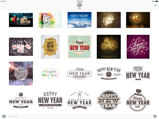 Screenshot #4 pour Happy New Year: Stickers
