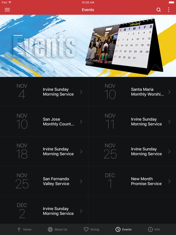 Throne Of Grace Ministries iPad screenshot 3 - Education app