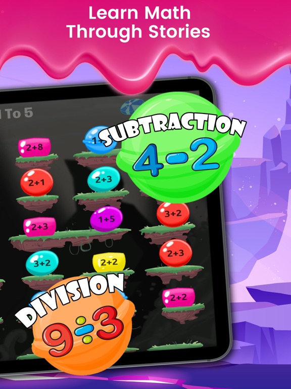 Monster Math. Free Fun Games for elementary grades screenshot