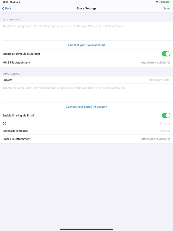 Fobo Digital Photobooth iPad screenshot 7 - Photo & Video app
