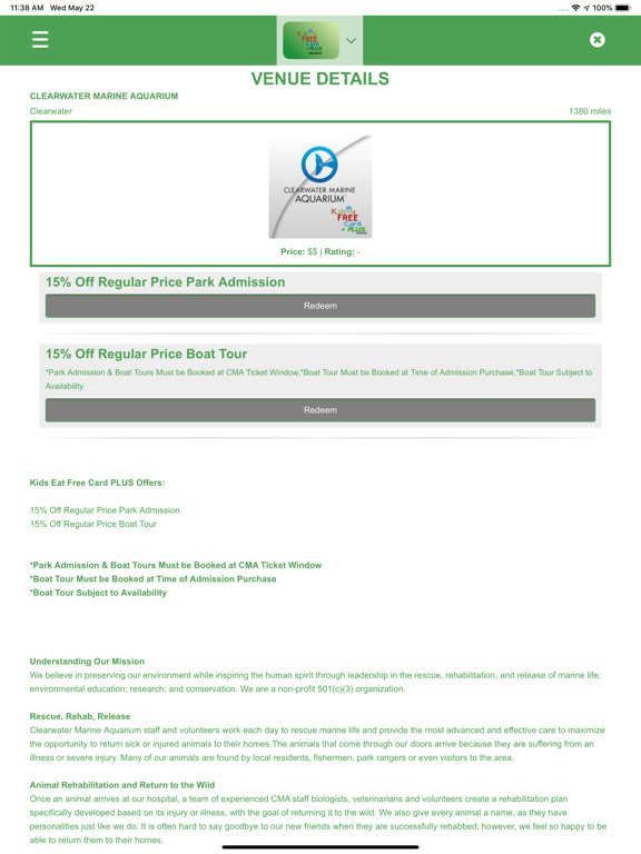 Screenshot #6 pour Kids Eat Free Card
