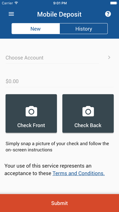ECSFCU Mobile Screenshot