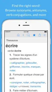 french dictionary & thesaurus iphone screenshot 3