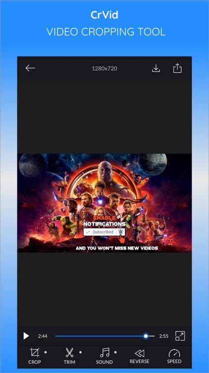 CrVid - Great video editor!