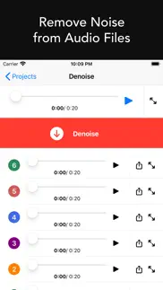 denoise audio - remove noise iPhone Captures Décran 1