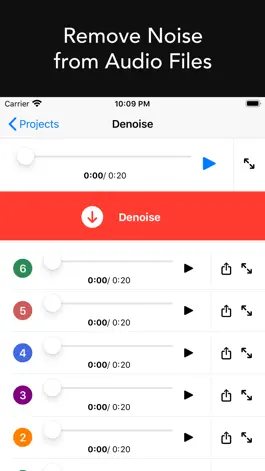 Game screenshot Denoise Audio - Remove Noise mod apk