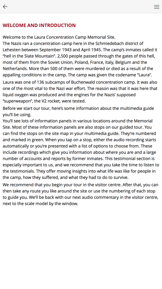 #5. Laura Memorial (iOS) 由: KZ-Gedenkstätte Laura