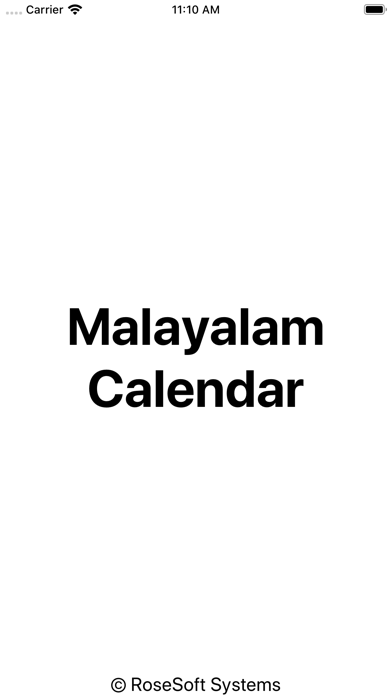 Screenshot #1 pour JDP Malayalam Calendar