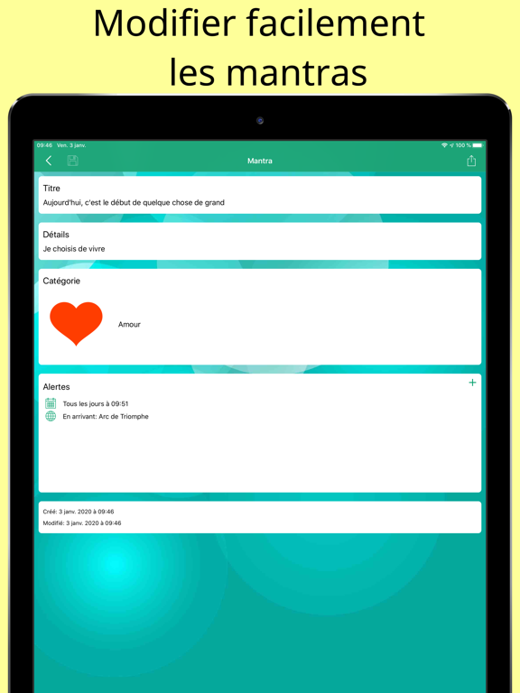 Screenshot #6 pour Personal Mantra