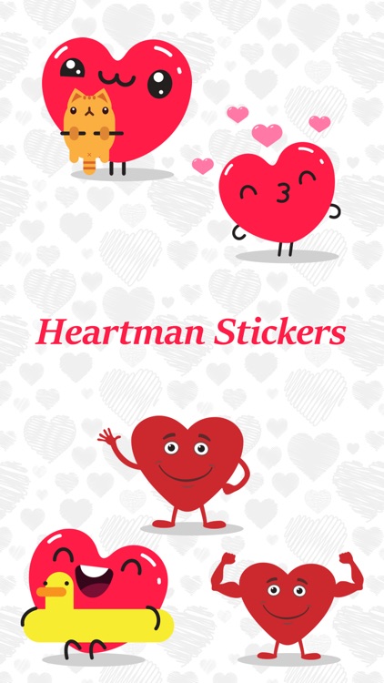 Animated Heartman Emojis