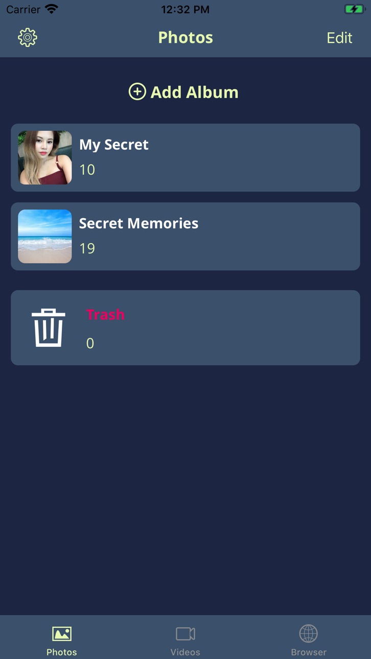 iPhone screenshot