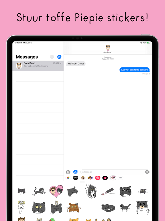 Screenshot #4 pour Piepie's stickers!