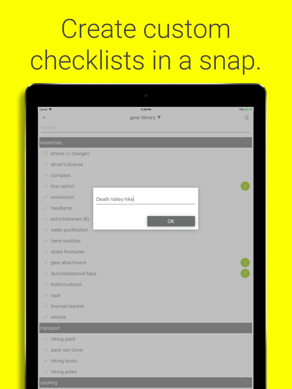 Screenshot #3 for Packwise