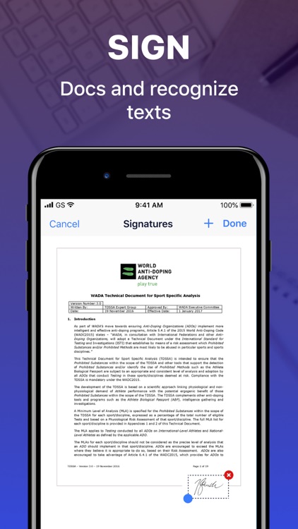 PDF Document Scanner App °