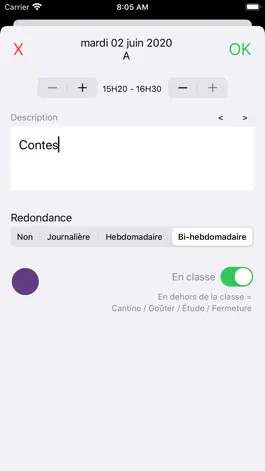 Game screenshot Cahier-Journal apk