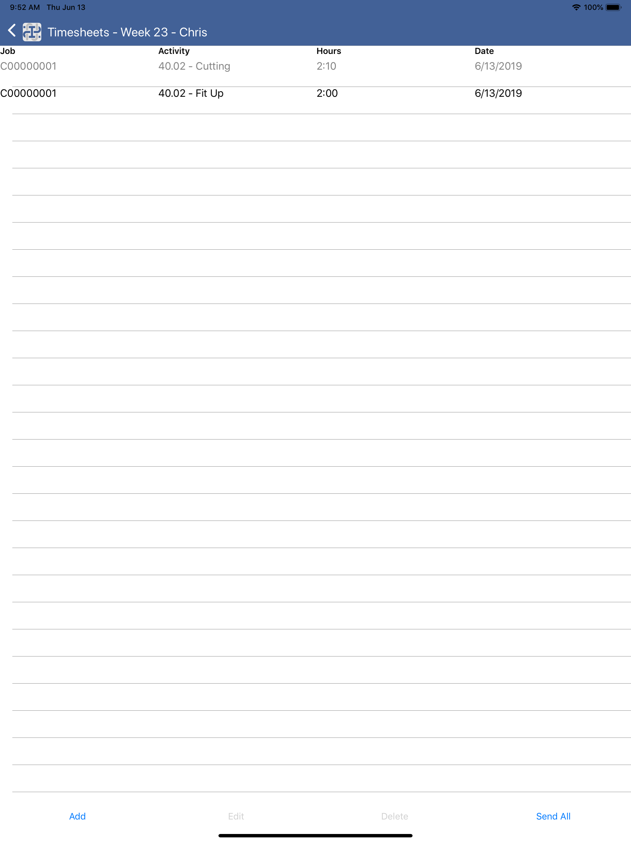 ISS Timesheets