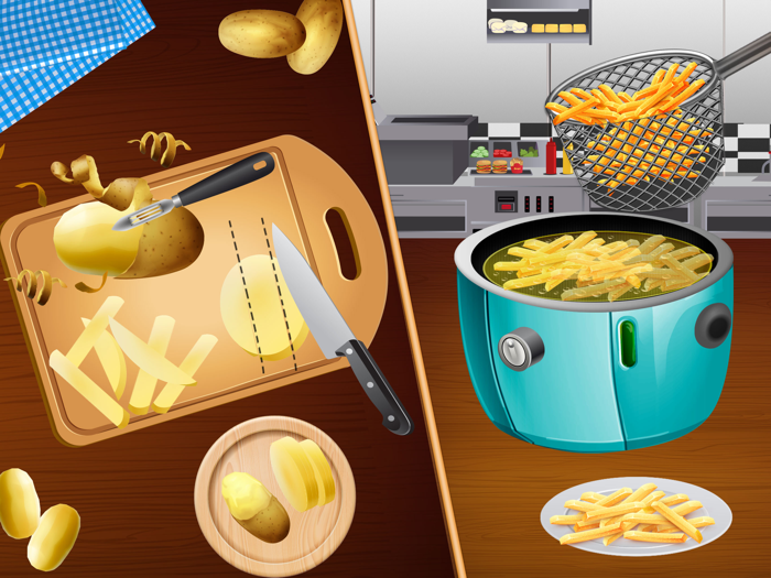 Fast Food Maker Kitchen