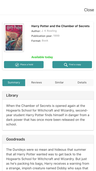 Hinsdale Public Library (IL) Screenshot