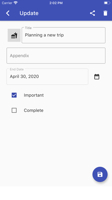 Screenshot #3 pour My ToDo apps