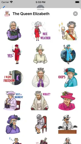 Game screenshot The Queen Elizabeth Stickers hack