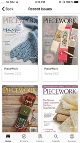 PieceWork Magazine screenshot