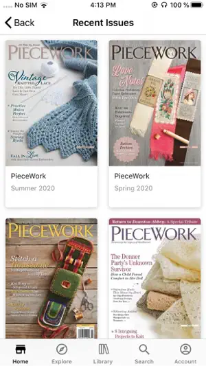 PieceWork Magazine screenshot 2