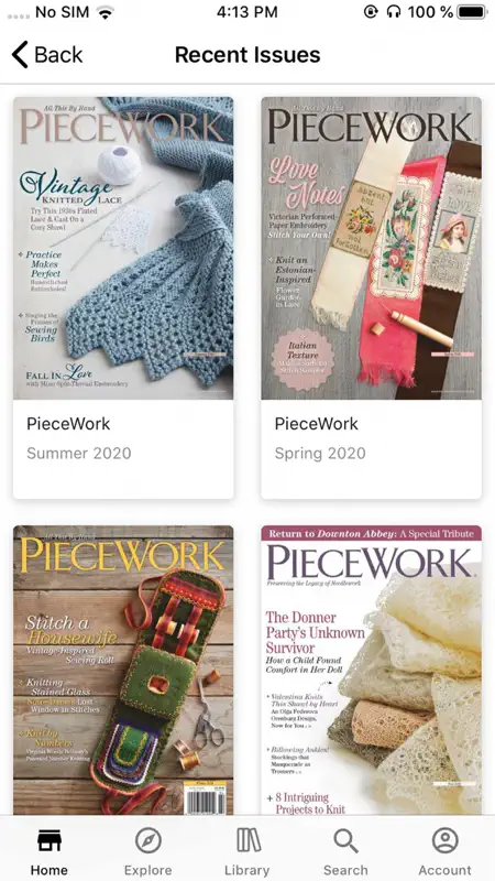 PieceWork Magazine screenshot 2 of 6