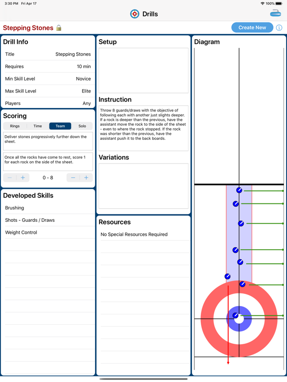 Curl Coach 2 iPad screenshot 5 - Sports app