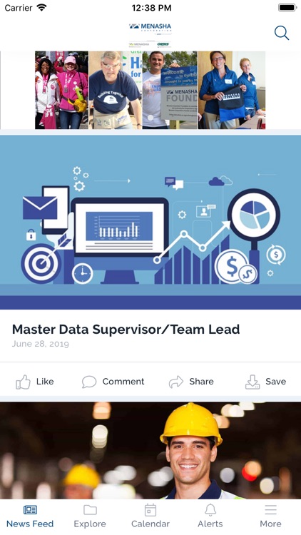 Menasha Corp Employee App