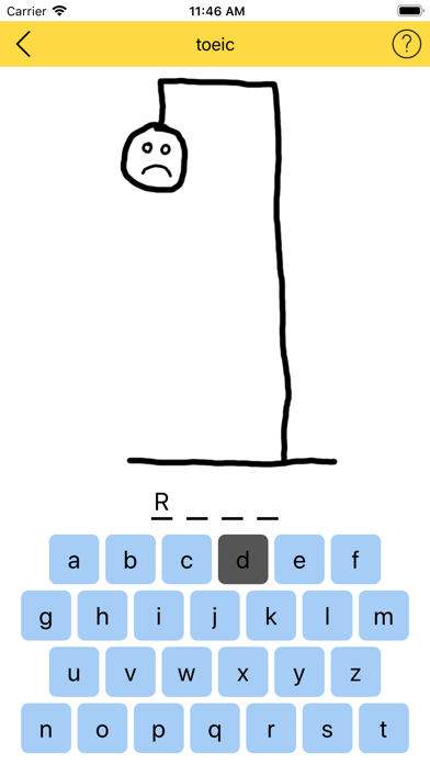 English vocabulary or Hangman screenshot 3