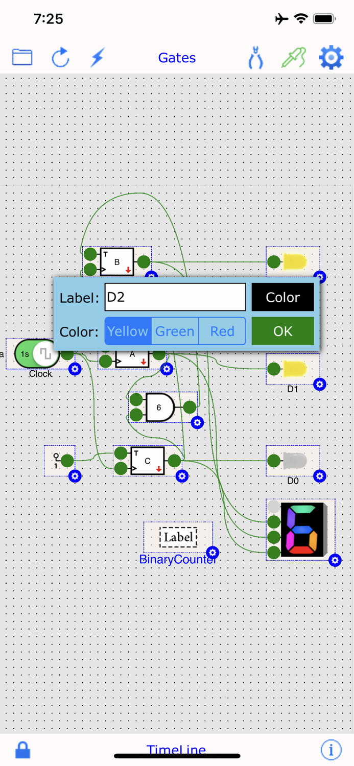 Digital Gate Circuit Simulator