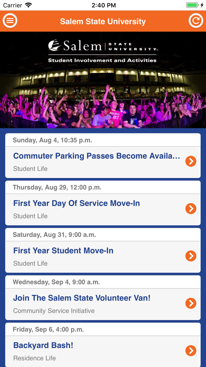 Salem State University Events