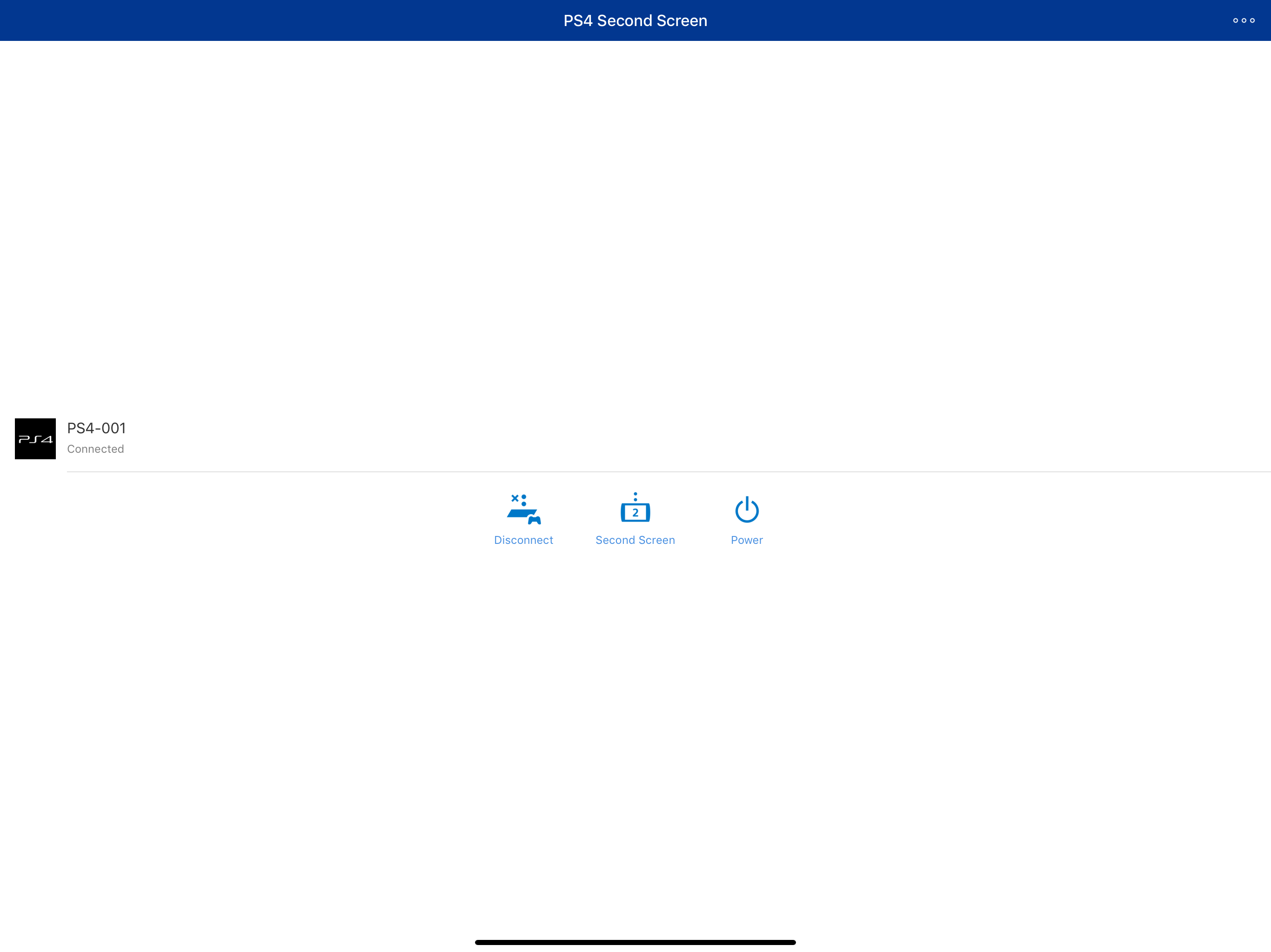 PS4 Second Screen