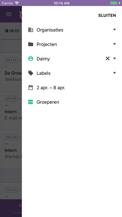 Nanda Urenregistratie screenshot-3