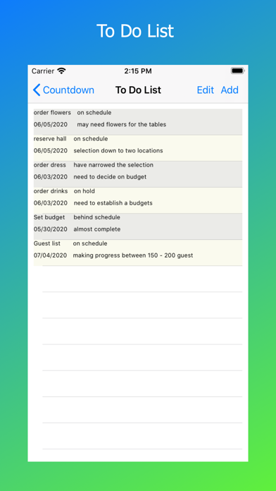 Wedding Countdown 3-2-1 screenshot