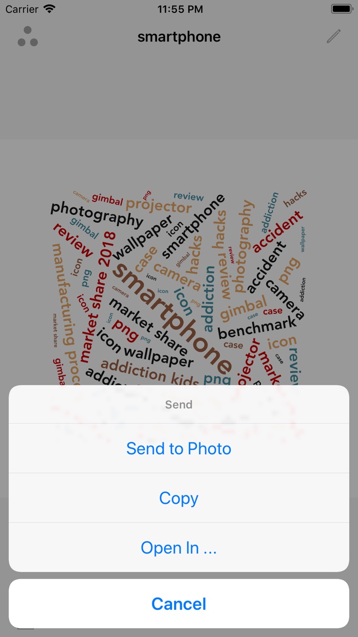 iPhone screenshot